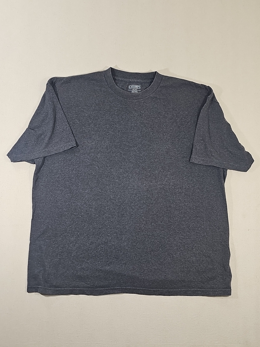 Champs Men's Short Sleeve Crewneck Tee - Dark Charcoal